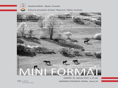Međunarodna fotoizložba "Mini format" u organizaciji KPD Bazovica i Fotokluba Rijeka