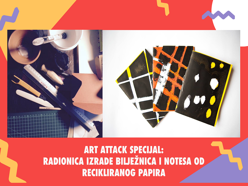 Art Attack specijal: Radimo knjige, bilježnice, notese od odbačenog papira