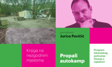 Knjiga na nezgodnim mjestima: autorski susret s Juricom Pavičićem u propalom autokampu na Preluku