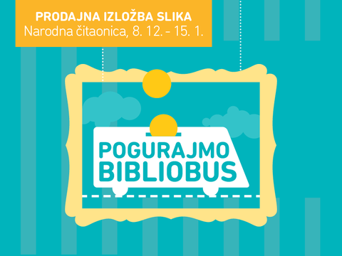 Prodajna izložba umjetničkih slika – još jedna "ruka" u guranju bibliobusa